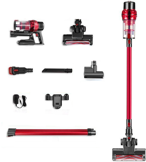 세계일주 무선청소기 + 헤드브러시 + 침구브러시 FKLJ-5H15, FKLJ-5H16(+ 침구브러시)