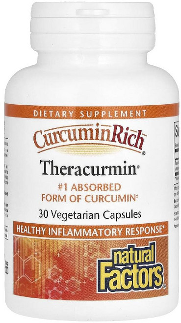 네츄럴팩터스 테라큐민 강황가루 나노화 커큐민 리치 30베지캡슐, 30정, 1개