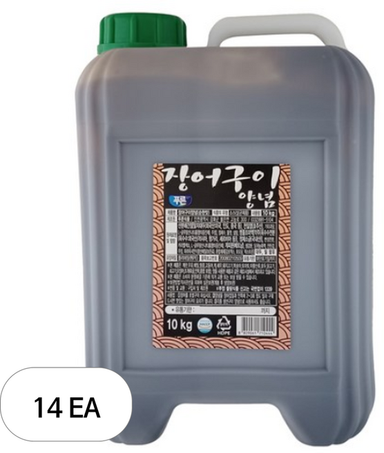 푸른식품 장어구이 양념 순한맛, 10kg, 14개