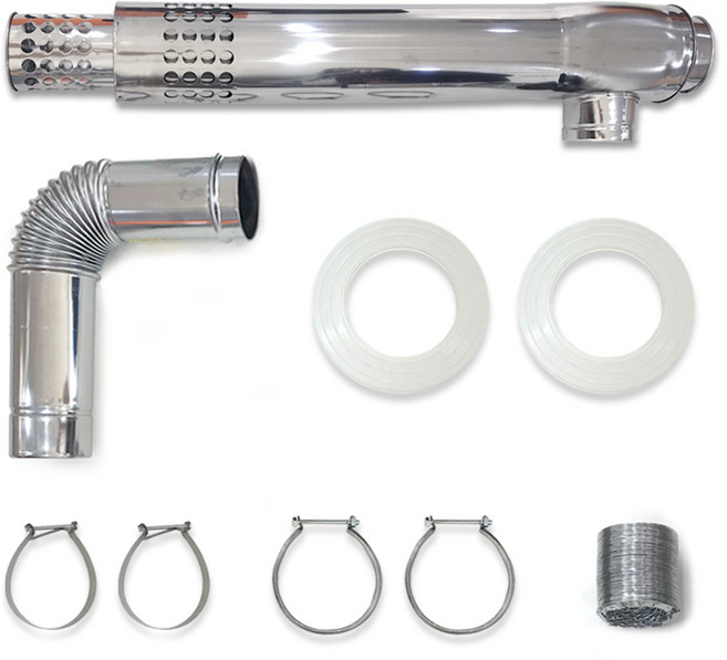 태양산업 FF 가스보일러연도세트 스텐연통 스테인레스연도 배기통 배기구, 기본형연도세트, 1개