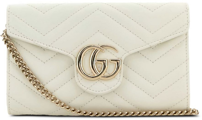 구찌 GG 마몬트 셰브런 레더 지갑