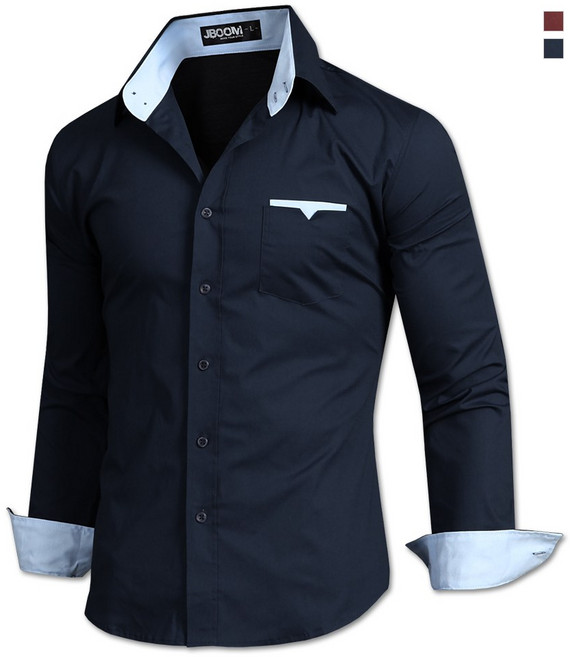 제이붐남성용옥스포드면스판긴팔셔츠 ST62