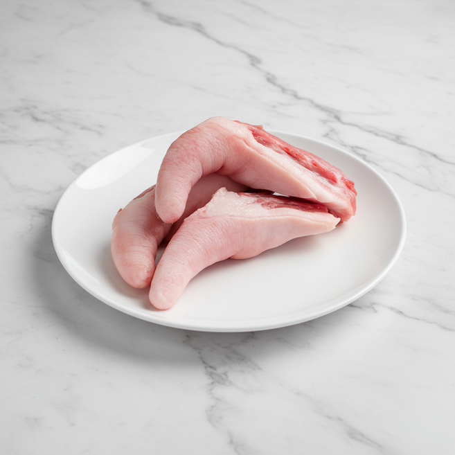 행복한돈 국내산 냉동 한돈 꼬리족발 돼지꼬리 800g내외, 1개