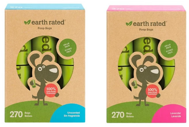 Earth Rated 반려견용 배변 봉투 270개입 / 무향 or 라벤더향, 1개 - 쿠팡