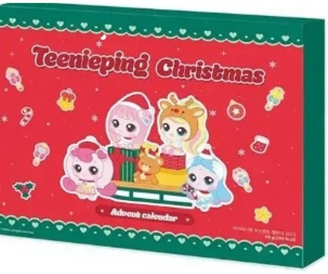 캐치티니핑 어드벤트 캘린더 2025, 2025 오리지널 어드벤트 캘린더, 69g, 1개