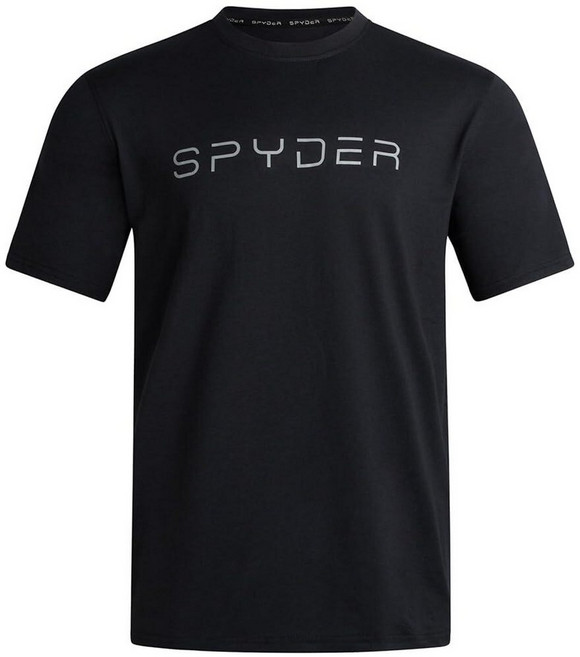 스파이더 Spyder 남성용 티셔츠 - 애슬레틱 퍼포먼스 반소매 러닝 운동 티 수분 흡수 크루넥 셔츠 남성용 화이트. XL 308741