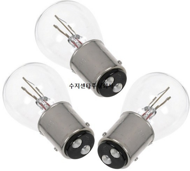 현대모비스 브레이크등 전구(더블 백색) / 1864421058L / 18644 21058L / 순정부품 / 12V 21/5W / 브레이크등 / BULB / 전구 / 비대칭, 1개