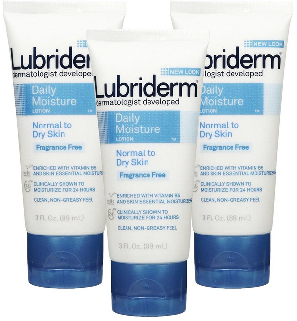 루브리덤 데일리 모이스처 로션 노멀 투 드라이 스킨 무향, 89ml, 3개