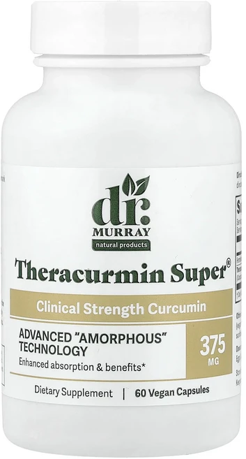 몸관리하세요 겨울입니다 Dr. Murray's Theracurmin Super® 임상 효능이 있는 커큐민 베지 캡슐 60정 특별관리진행, DrMurraysTheracurminSuper임상효능이, 1개 - 쿠팡