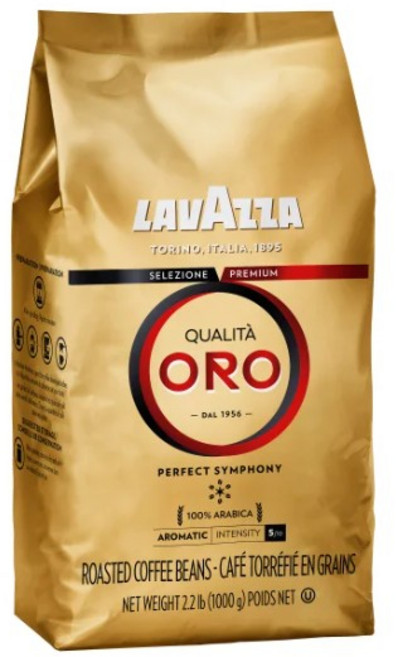 Lavazza Qualita Oro 咖啡豆 100% Arabica 1kg, 1個