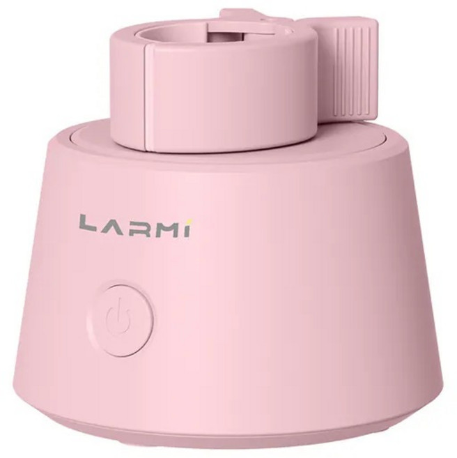 LARMI LMRB01 AI 手持風扇旋轉底座 1800mAh, 粉色, 樂米LARMI AI手持冰能扇旋轉底座 LMRB01