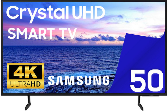 삼성 TV 50DU6900 크리스탈 UHD 4K 125cm(50인치) LED 스마트 티비 유튜브 넷플릭스 디즈니 미러링, 고객직접설치, 스탠드형, 50인치