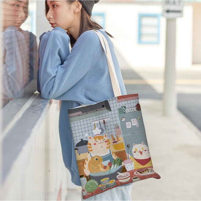 판다리아로 에코백10종 고양이디자인