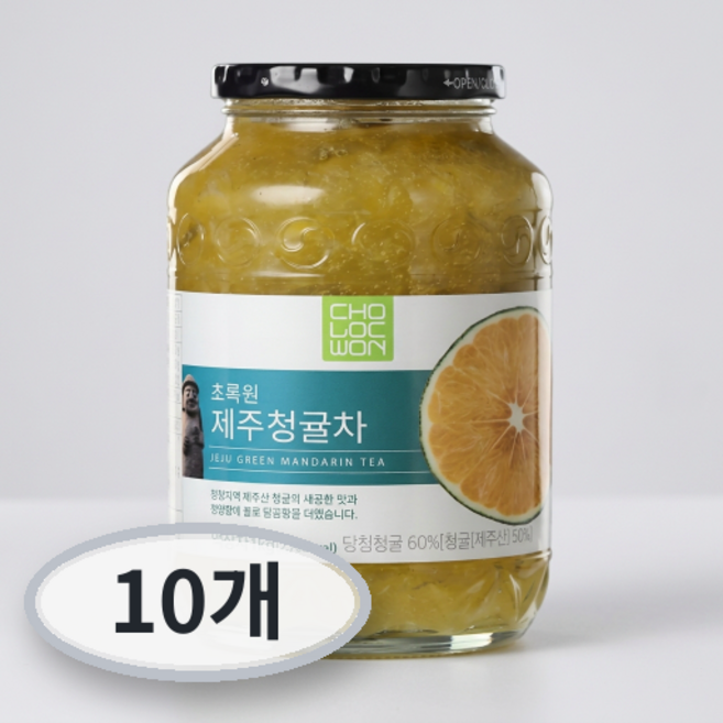 초록원 제주청귤차, 1kg, 10개, 1개입