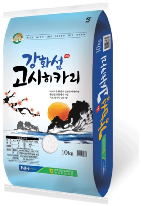 농협 23년 햅쌀 강화섬쌀 고시히카리 백미, 3개, 10kg