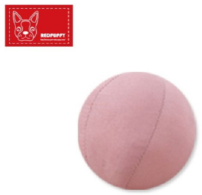 레드퍼피 펫플레이 봉제공X무지핑크 90mm 10px3개, 본상품선택, 1개