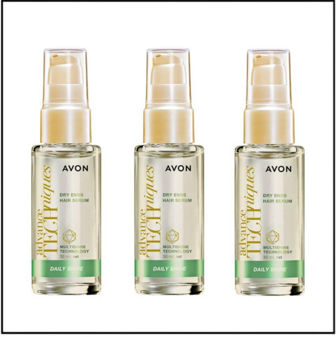 Avon雅芳 毛鱗片柔亮B5護髮油 30ml - 免沖洗護髮精油 分岔乾燥髮適用, 3個