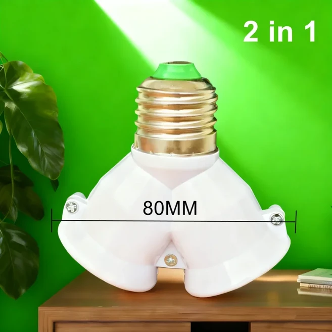 다양한 E27 소켓 스플리터 E27에서 E27로 LED 전구 램프 홀더 2in1/3in1/4in1/5in1/6in1 LED 램프 소켓 전, 2in1 A