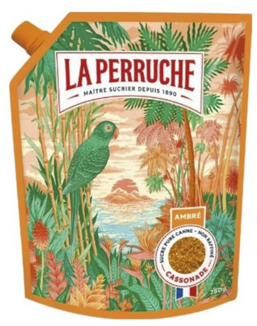 앵무새설탕 라빠르쉐 비정제 가루설탕 사탕수수당, 1개, 750g