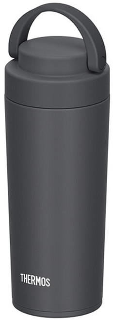 THERMOS 膳魔師 真空斷熱攜帶式隨行杯 JOV-421, 可保溫/保冷, 1個, 0.42L, 煙燻黑
