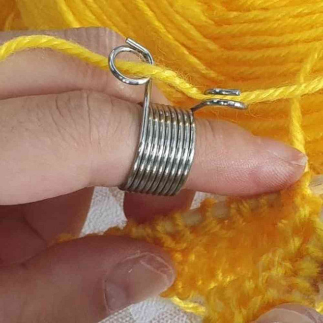 헌군 수세미실 뜨개반지 소 뜨개링