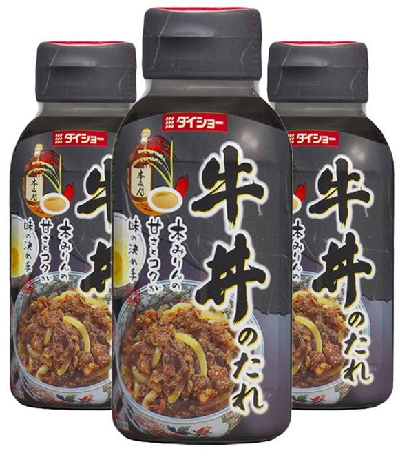 다이쇼 규동 양념, 3개, 175g