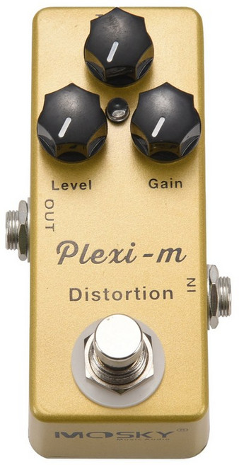 Mosky Plexi-M 전기 기타 왜곡 효과 페달 기타 부품 Full Metal Shell True Bypass