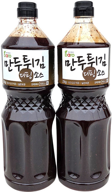 바로 만두 튀김 디핑 소스 2kg 치킨 딥핑 양념 간장 감칠맛 찍어먹는 업소용, 2개
