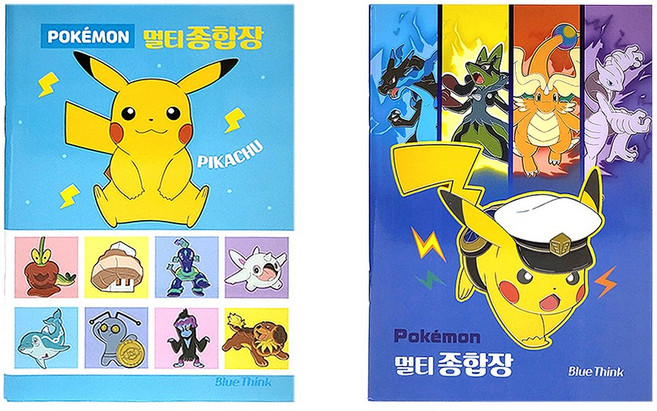 1000 포켓몬스터 멀티 종합장 포켓몬 종합장 제본 랜덤