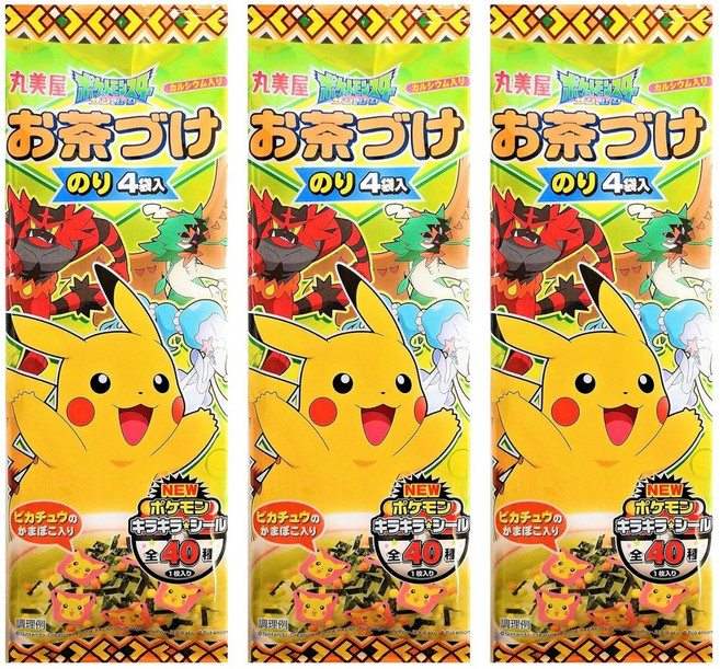 마루미야 포켓몬 오차즈케, 3개, 14.4g