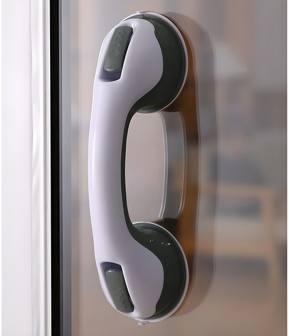 마벨인홈 생활편리 안전 손잡이 유리 베란다 욕실 창문 흡착손잡이, 2개