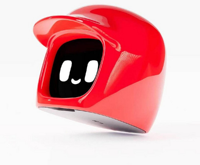 다사이모찌 3세대 차량용 장식 움직임 센서 감정 스마트 로봇, 레드