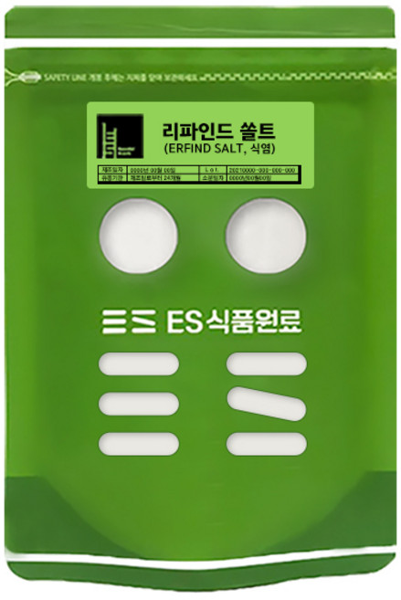 ES식품원료 정제소금 Refined salt[0304], 1kg, 1kg