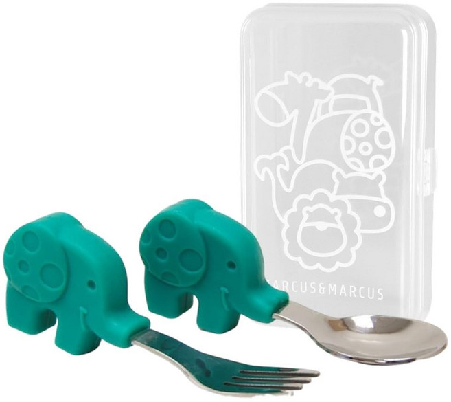 팜 그라스프 숟가락 & 포크 죠우 케이스 포함