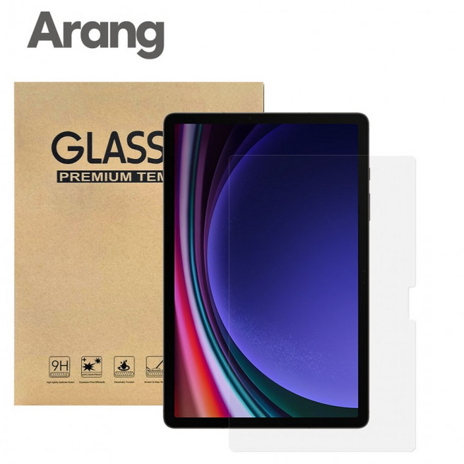아랑 Plus 강화유리 액정보호필름 S9 X616 갤럭시탭 FE SM-X610, 1개