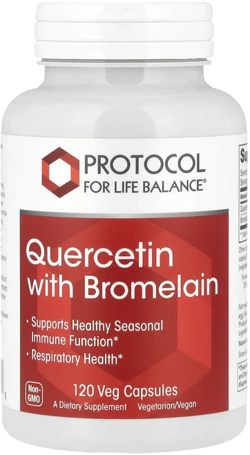 새해 첫좋은선물 Protocol for Life Balance 퀘르세틴 브로멜라인 함유 베지 캡슐 120정 제대로 할인합니다, ProtocolforLifeBalance퀘르세틴브로멜라, 1개 - 쿠팡