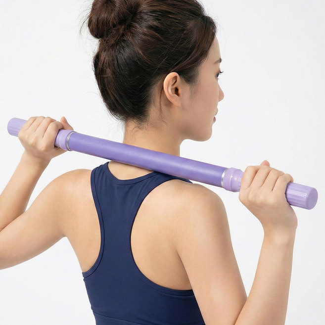 앙플러스 근막이완 릴렉스 마사지 스틱, 퍼플, 1개