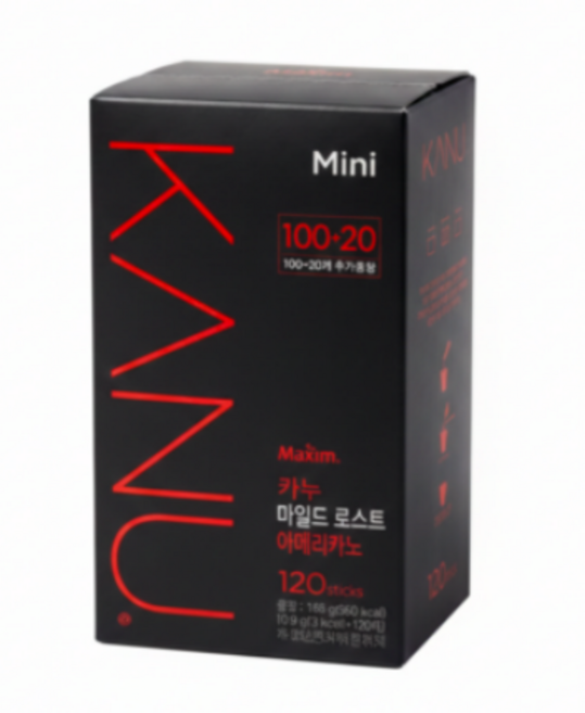 미니 마일드 로스트 아메리카노 커피 1200T (120T x 10개), 120개입, 1박스