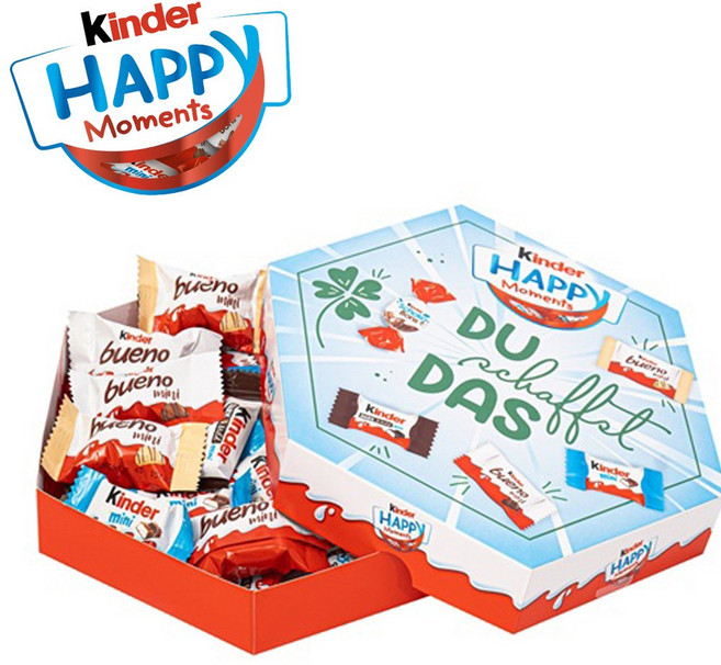 킨더 초콜릿 해피모먼츠 미니믹스 겨울 한정 선물 에디션, 1세트, 161.9g