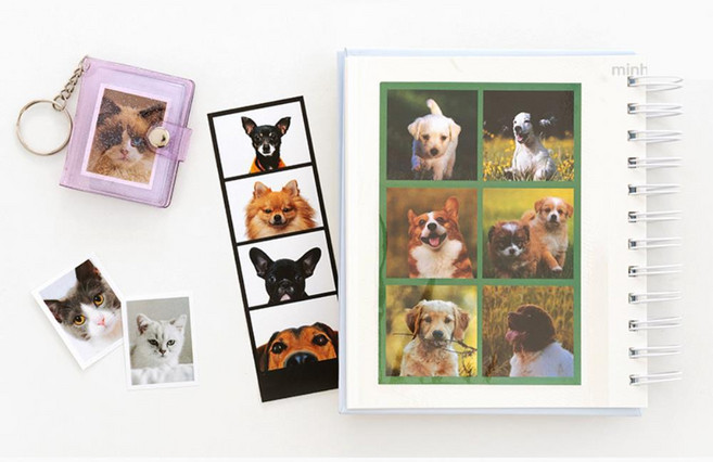 인생네컷 폴라로이드 초음파 사진앨범 포토북제작 셀프포토북 3개 혼자놀기, 핑크 UFCOF0784