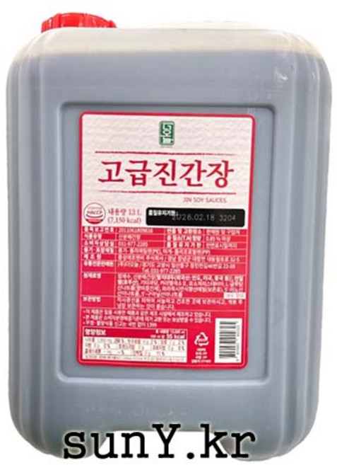 더오늘 고급진간장 13L, 1개