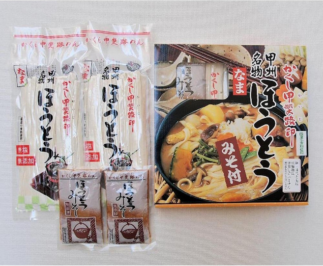 야마나시 일본 호토면 된장 국수 3인분 2세트, 1kg, 2개