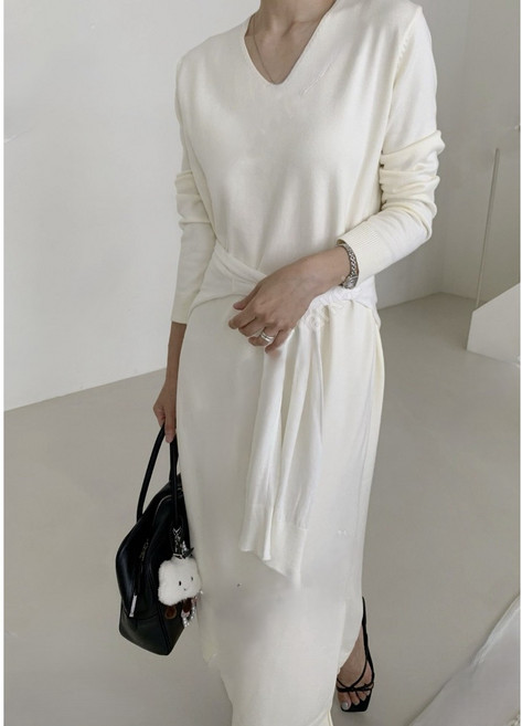 봄신상 부드러운 원단 비스코스 니트 원피스 강추강추