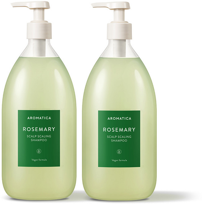 아로마티카 로즈마리 스칼프 스케일링 샴푸, 1L, 2개