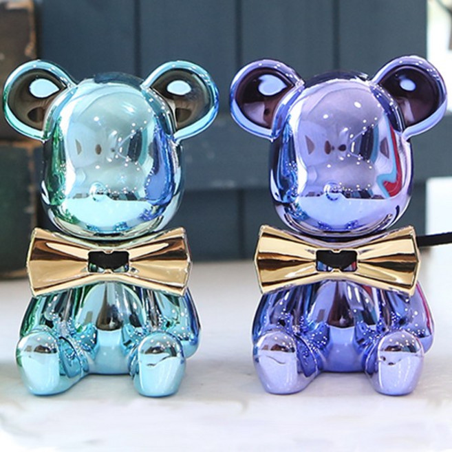 도그독 레인보우 크롬베어 [1+1세트] 차량용방향제, 크롬베어 (핑크 + 핑크), 블랙체리 X 2개, 1개