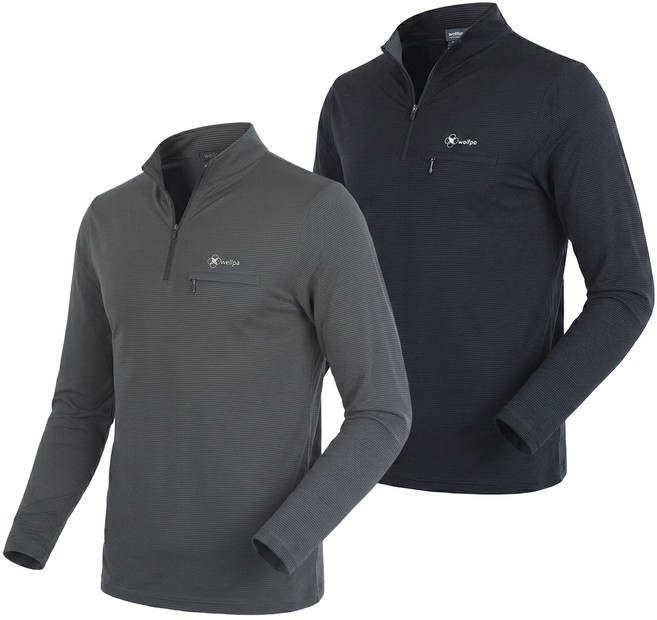 1+1 기능성 집업 냉감티 티셔츠 반목 쿨티 쿨론티 긴팔 냉감 아이스 작업복 잠옷 상의 등산복