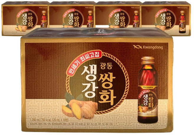 광동 제약 갈근 생강 쌍화 120ml 10개입 5개, 50개