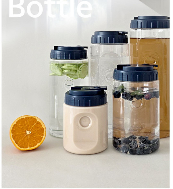 업소식당용 포인트페트지 물병 (500ml 800ml 1000ml 1200ml 1500ml선택) 잡기편한 그립 원통형 BPA Free 국내생산제품, 500ml