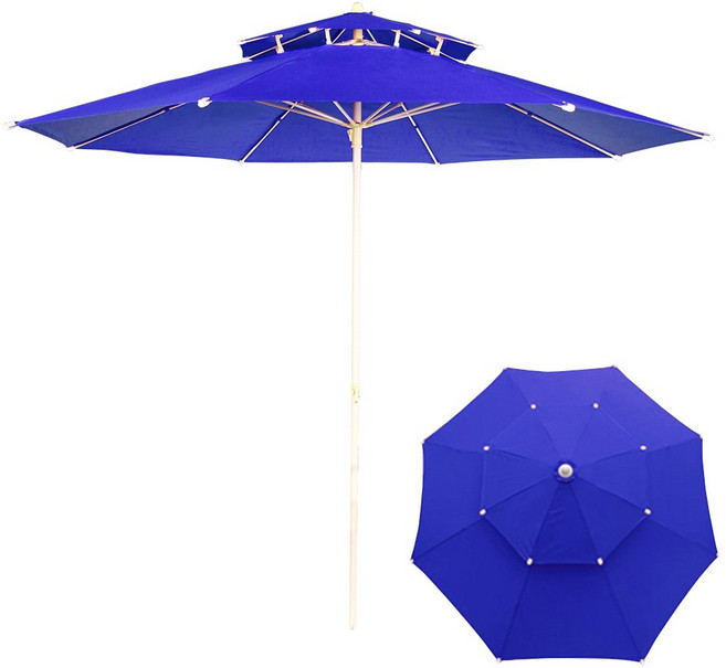 연필트리 특대형 이층 파라솔, 블루