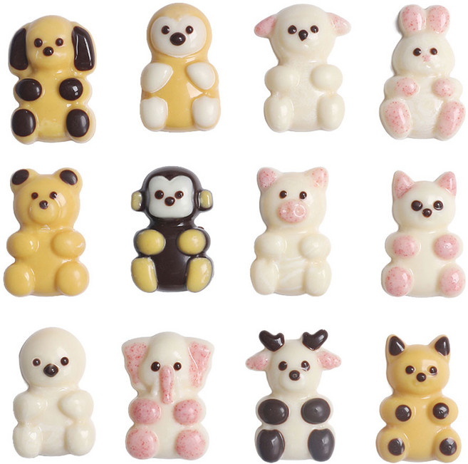 엠케이크 메이드초콜릿 동물친구들 초콜릿 만들기 세트, 1세트, 메이드초콜릿 동물친구초콜릿 만들기세트